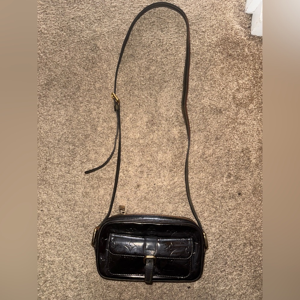 Louis Vuitton Black Monogram Crossbody Bag